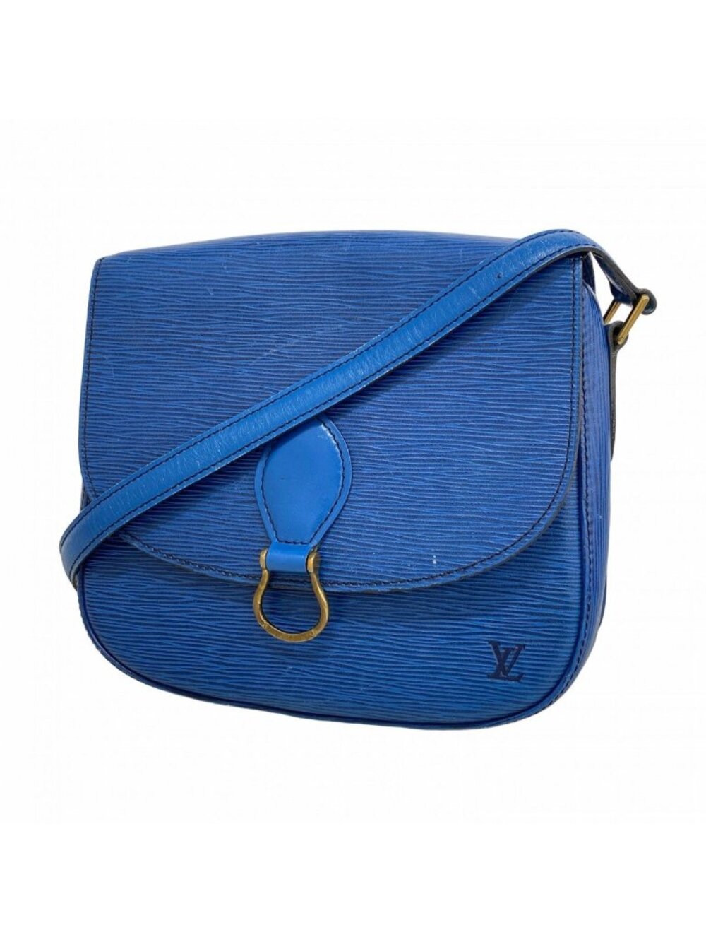 Louis Vuitton Shoulder Bag Epi Saint Cloud Toledo Blue